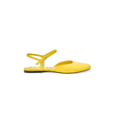 LOEWE TOY ANKLE STRAP BALLERINA IN LAMBSKIN LLST466X10